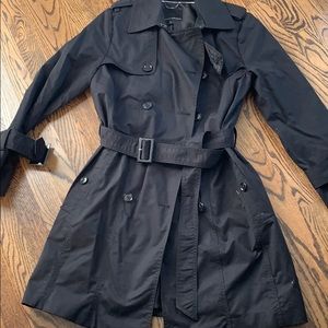 Black trenchcoat new with tags by banana republic
